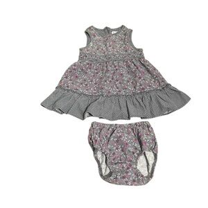 Vintage corduroy kids Dress Set